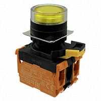 按钮开关 DPST-NC 标准，发光式 前面板安装