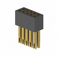 10 Position Receptacle Connector 0.050" (1.27mm) Through Hole Gold