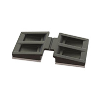 缆线 线夹，扁平 黑色 胶合剂 0.150"（3.81mm）