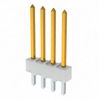 Connector Header Through Hole 4 position 0.100" (2.54mm)