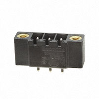 3 Position Terminal Block Header, Male Pins, Shrouded (4 Side) 0.150" (3.81mm) Vertical Through Hole