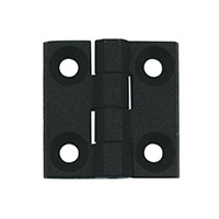 Leaf Hinge Zamak Black Coating