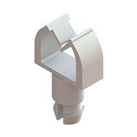 缆线 夹子，扣线套 天然 按进式 0.260" 长 x 0.120" 高（6.60mm x 3.05mm）