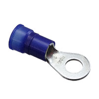 Ring Terminal Connector 1/4 Stud Circular 6 AWG Crimp