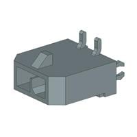 Steckverbinder, Steckleiste Oberflächenmontage 2 positionen 0,118" (3,00mm)