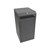 Metal, acero Bastidor de gabinete Encerrado, parte inferior, parte frontal, costados, parte superior 23.102" L x 19.685" A x 38.000" H (586.78mm x 500.00mm x 965.20mm) Negro