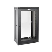 Metal, Steel Cabinet Rack Enclosed, Bottom, Front, Sides, Top 23.630" L x 17.720" W x 40.870" H (600.20mm x 450.09mm x 1038.10mm) Black