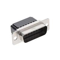 Plug for Male Contacts Housing D-Sub, High Density Connector 15 Position