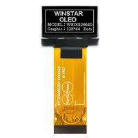 Graphic LCD Display Module Passive White OLED - Passive Matrix I2C, SPI 0.96" (24.38mm) 128 x 64