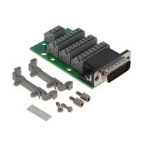 26 Riviliittimet - rajapintamoduulit D-Sub, Uros – Riviliittimet - ruuviliitäntä