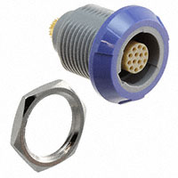 14 Position Circular Connector Receptacle, Female Sockets Solder Cup