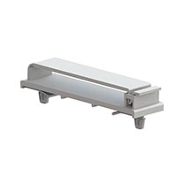 Cable Clip, Flat Natural Arrowhead, Winged 2.540" L x 0.280" H (64.52mm x 7.11mm)