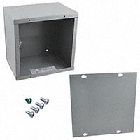 Junction Box Metal, Steel Gray Cover Included 7.992" L x 7.992" W (203.00mm x 203.00mm) X 5.984" (152.00mm)