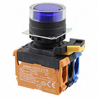 按钮开关 DPST-NO/NC 标准，发光式 前面板安装
