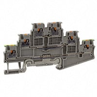 단자대 커넥터 6 위치 피드스루 회색 14AWG ~ 26AWG