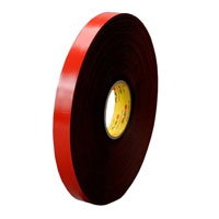 Double Coated, Double Sided Tape Acrylic Adhesive Gray 0.75" (19.05mm) 3/4" X 108' (32.9m) 36 yds