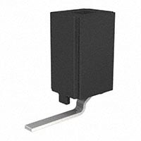 1 位置 插座 连接器 通孔，直角 锡