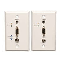 VGA + Audio Extender Wallplate Kit Cat5/Cat6