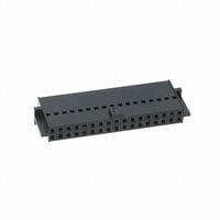 34 Rectangular Connectors - Housings Receptacle Black 0.100" (2.54mm)