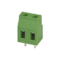 2 Position Wire to Board Terminal Block Horizontal with Board 0.295" (7.50mm) Through Hole