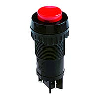 Pushbutton Switch DPST-NO/NC Standard, Illuminated Panel Mount, Front