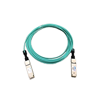 38 Position QSFP+ Plug to Plug 16.40' (5.00m) Blue Unshielded
