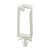 Cable Clip, Wire Saddle Natural Arrowhead, Winged 0.438" L x 1.000" H (11.13mm x 25.40mm)