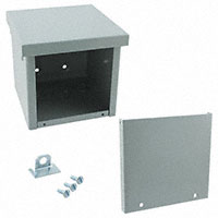 接线盒 金属 - 钢 灰色 包含盖 5.984" 长 x 5.984" 宽（152.00mm x 152.00mm） X 5.984"（152.00mm）