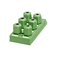 Actuator Box 6 Connector Opening, Dust Tight, Waterproof Green