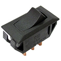 Rocker Switch SPDT 16A (AC) 125 V Panel Mount, Snap-In