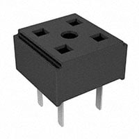 4 位置 插座 连接器 0.079"（2.00mm） 通孔 镀金