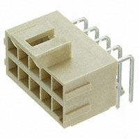 Steckverbinder, Steckleiste Durchführungsloch, rechtwinklig 10 positionen 0,138" (3,50mm)