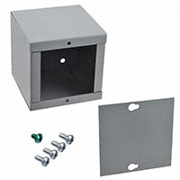 Junction Box Metal, Steel Gray Cover Included 4.016" L x 4.016" W (102.00mm x 102.00mm) X 4.016" (102.00mm)