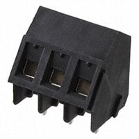 3 Position Wire to Board Terminal Block 55° (125°) Angle with Board 0.200" (5.08mm) Through Hole