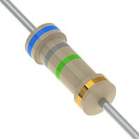 6.8 MOhms ±5% 0.25W, 1/4W Through Hole Resistor Axial Automotive AEC-Q200 Carbon Film