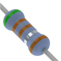 5.11 Ohms ±1% 1W Through Hole Resistor Axial Flame Proof, Safety Metal Oxide Film