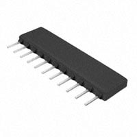 4.7k Ohm ±2% 250mW Power Per Element Bussed 10 Resistor Network/Array ±100ppm/°C 11-SIP