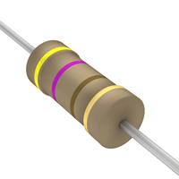 470 Ohms ±5% 1W Through Hole Resistor Axial Carbon Film