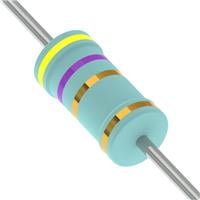 4.7 Ohms ±5% 0.25W, 1/4W Through Hole Resistor Axial Flame Proof, Safety Carbon Film