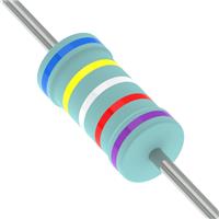 64.9 kOhms ±0,1% 0,5W, 1/2W durchkontaktierbarer Widerstand Axial Metallschicht