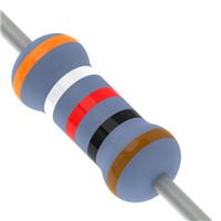 392 Ohms ±1% 0.5W, 1/2W Through Hole Resistor Axial Flame Proof, Safety Metal Oxide Film