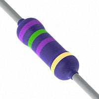 750 mOhms ±5% 0.5W, 1/2W Through Hole Resistor Axial Flame Proof, Safety Metal Oxide Film