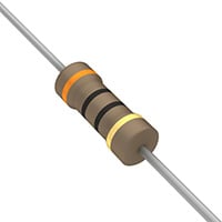 30 Ohms ±5% 0,5W, 1/2W durchkontaktierbarer Widerstand Axial Flammenhemmende Beschichtung, Sicherheit Kohleschicht