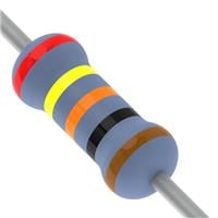 243 Ohms ±1% 1W Through Hole Resistor Axial Flame Proof, Safety Metal Oxide Film