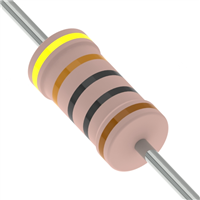 430 Ohms ±1% 2W durchkontaktierbarer Widerstand Axial Flammenfest, Sicherheit Metallschicht