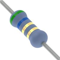 5.6 Ohms ±5% 2W Through Hole Resistor Axial Flame Retardant Coating, Safety Metal Oxide Film