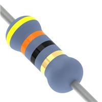 43 Ohms ±5% 2W Through Hole Resistor Axial Flame Proof, Safety Metal Oxide Film