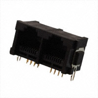 模組連接器 - 插孔 8p8c (RJ45、乙太網路) 90° 角 (右) 非屏蔽型