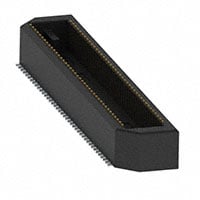 80 Position Connector Header, Outer Shroud Contacts Board Edge, Straddle Mount Gold