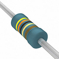 43 Ohms ±1% 0,25W, 1/4W durchkontaktierbarer Widerstand Axial Flammenhemmende Beschichtung, Sicherheit Metallschicht